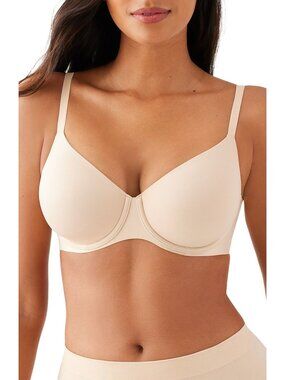 🆕WACOAL Sleek Standard Full Unpadded Underwire Bra 36D Beige Nude #855451